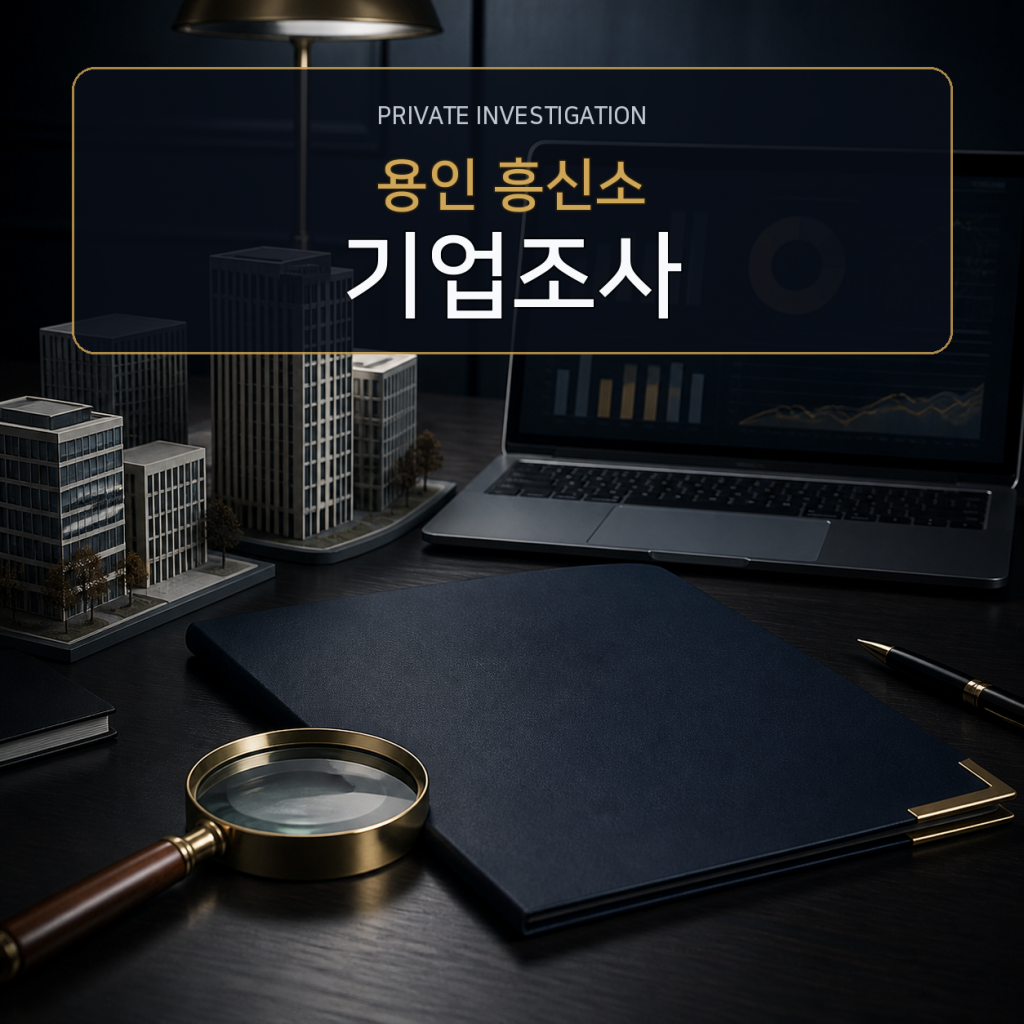 용인 기업·거래처 조사 전문 흥신소