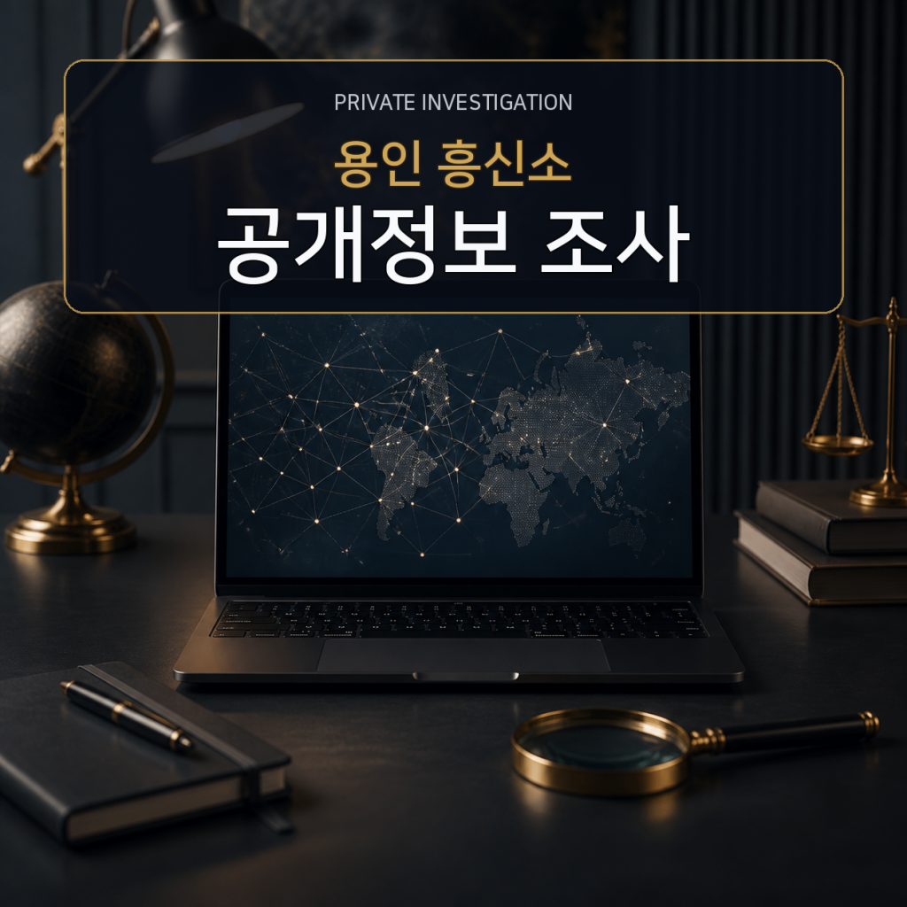 용인 디지털 공개정보 조사 전문 흥신소